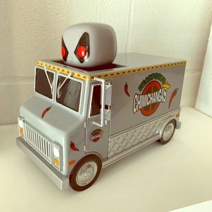 Chimichanga truck with grey Deadpool
